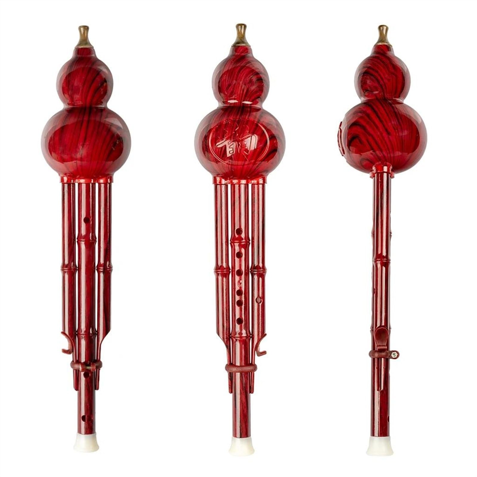C Key 2 Tonos Instrumento Étnico Chino Hulusi Calabaza Cucurbitáceas Flauta Pipas De Resina Hulus Con Estuche Hulusi Profesional