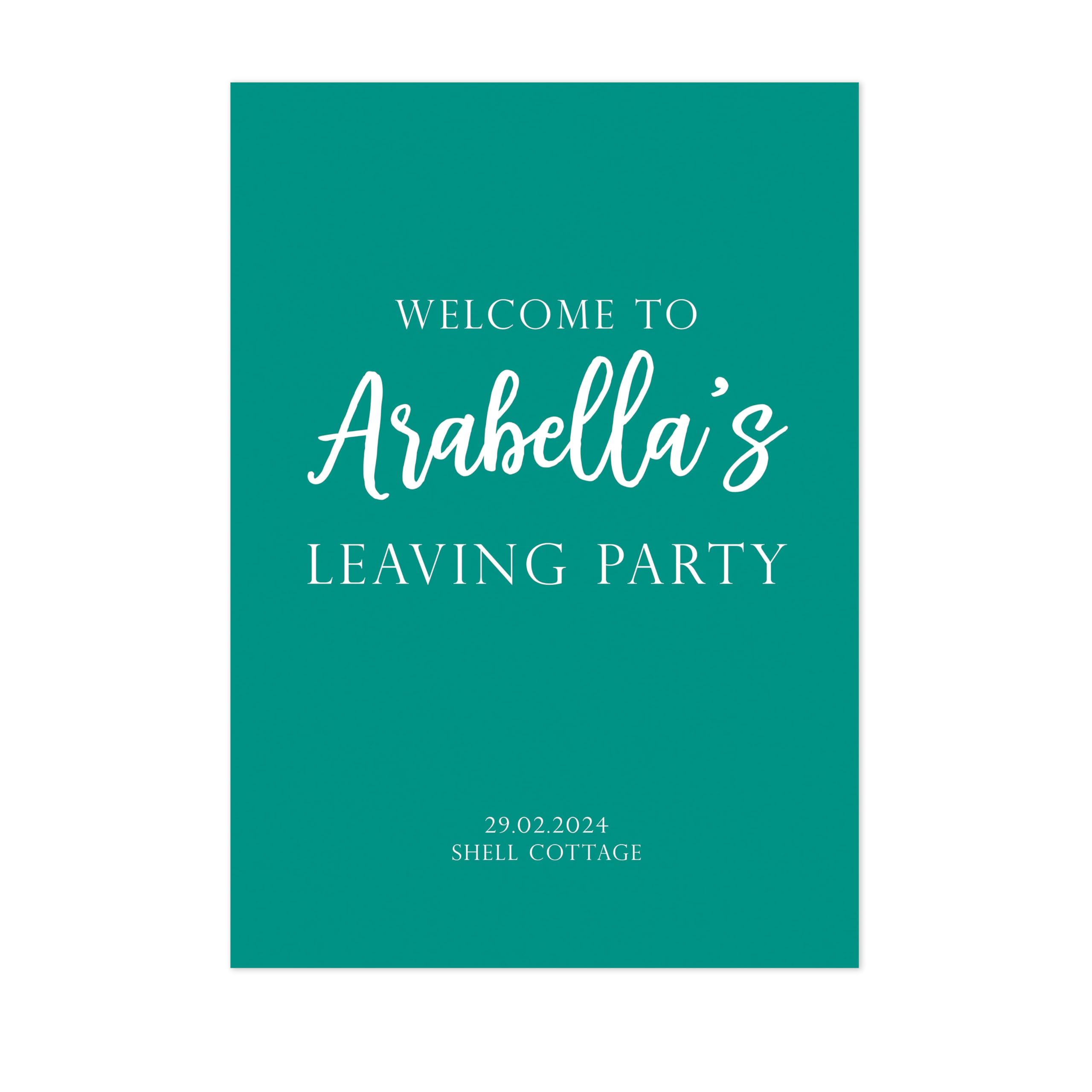Manta Makes Hen party accessories classy hen party sign with optional stand,hen do accessories or hen party decorations,bride to be hen do decorations,bride to be decorations (Teal, A4+EASEL)