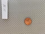 ASC Stainless Steel Mesh 304,#10 .025 Wire,Cloth,Screen,Woven wire 12