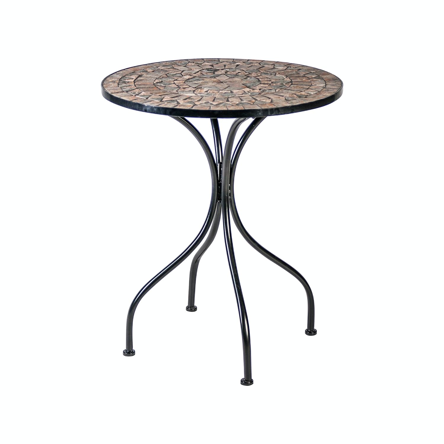 Table mosaïque D60 anti-rouille table de jardin stable pour vent