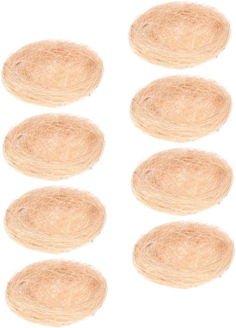 BESPORTBLE 40pcs Decorative Bird Nest Realistic Moss Craft Accessories for Garden Easter and Party Decorations Lightweight Unique Rustic Design for Home Decor