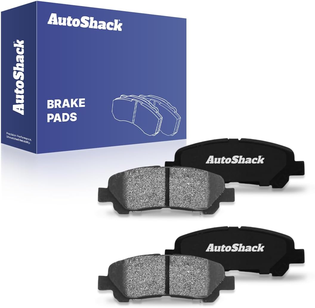 AutoShack Rear Premium Ceramic Brake Pad Set Replacement for 2008-2014 Toyota Highlander 4-PC