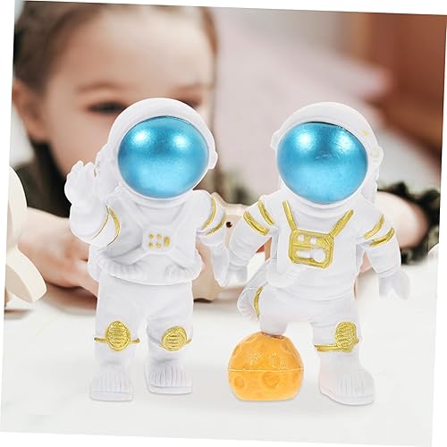 Miniatura 9 de 2 adornos de astronauta, decoración de pecera, accesorios de astronauta, decoraciones de peces para tanque, espacio para sentarse, adorno de mesa,