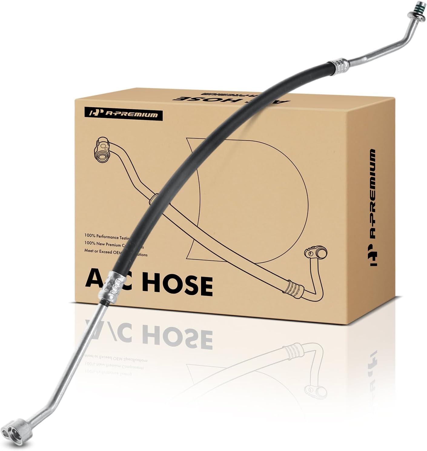 A-Premium A/C Liquid Line Hose Assembly Compatible with Lincoln Town Car, 2003 2004 2005, 4.6L, Condenser to Evap, w/o Orifice Tube