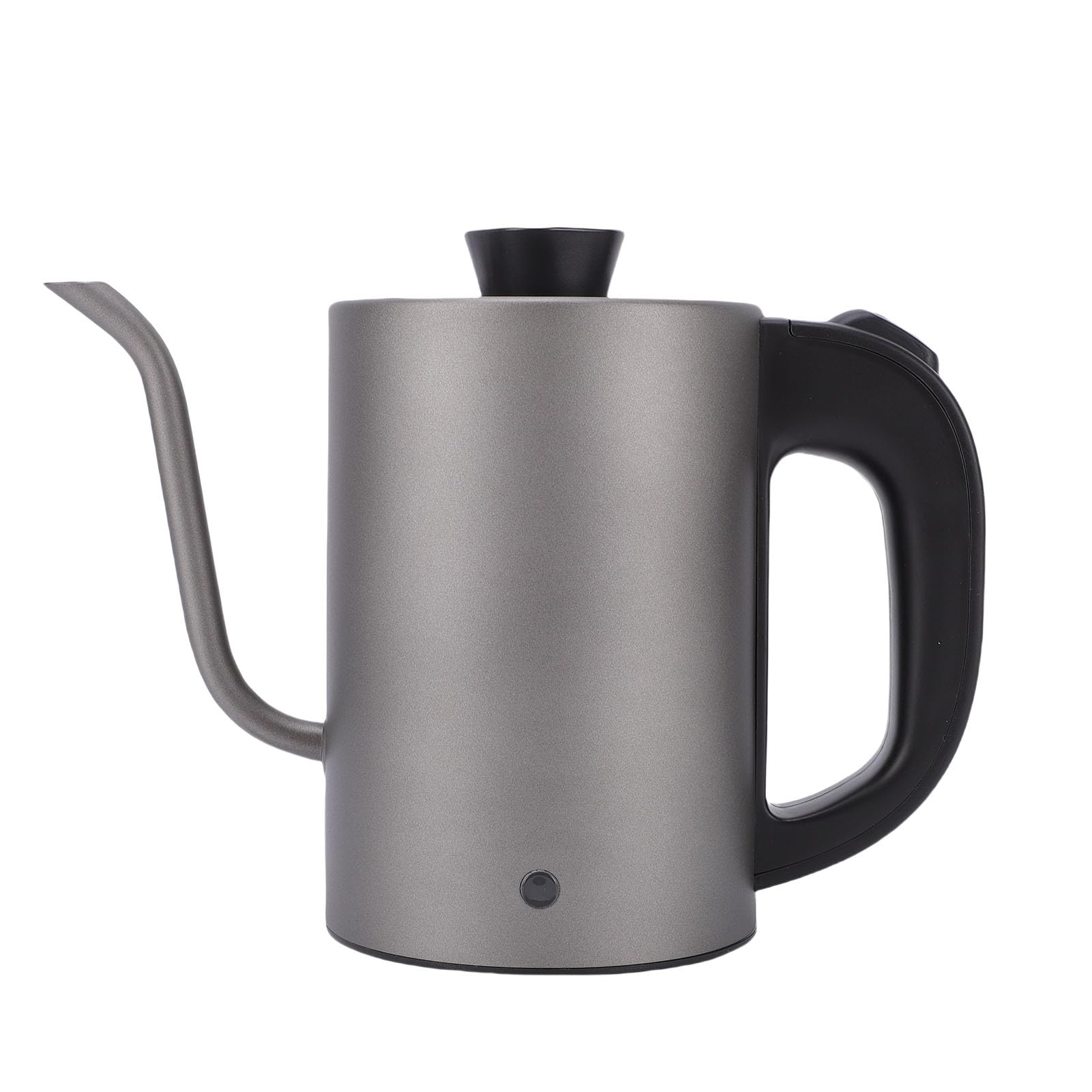 Hervidor Eléctrico con Cuello de Cisne, 600 W, 0,8 L, de Acero Inoxidable de Ebullición Rápida, para Verter sobre café, Tetera con Apagado Automático, Protección contra (Enchufe europeo 220V)