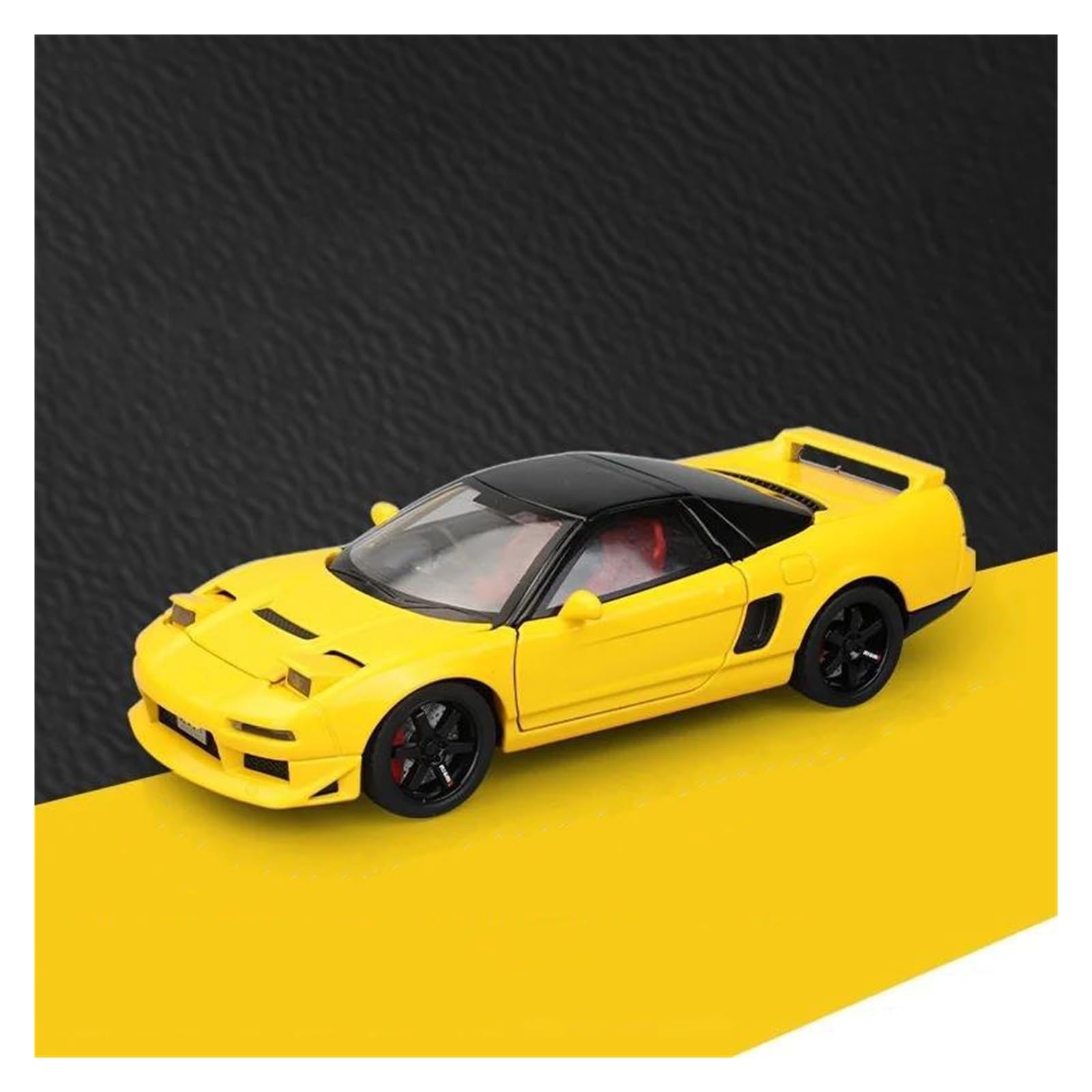 Btwodian Yellow Scale Model Car For Honda Nsx Na1 Diecast Model Car