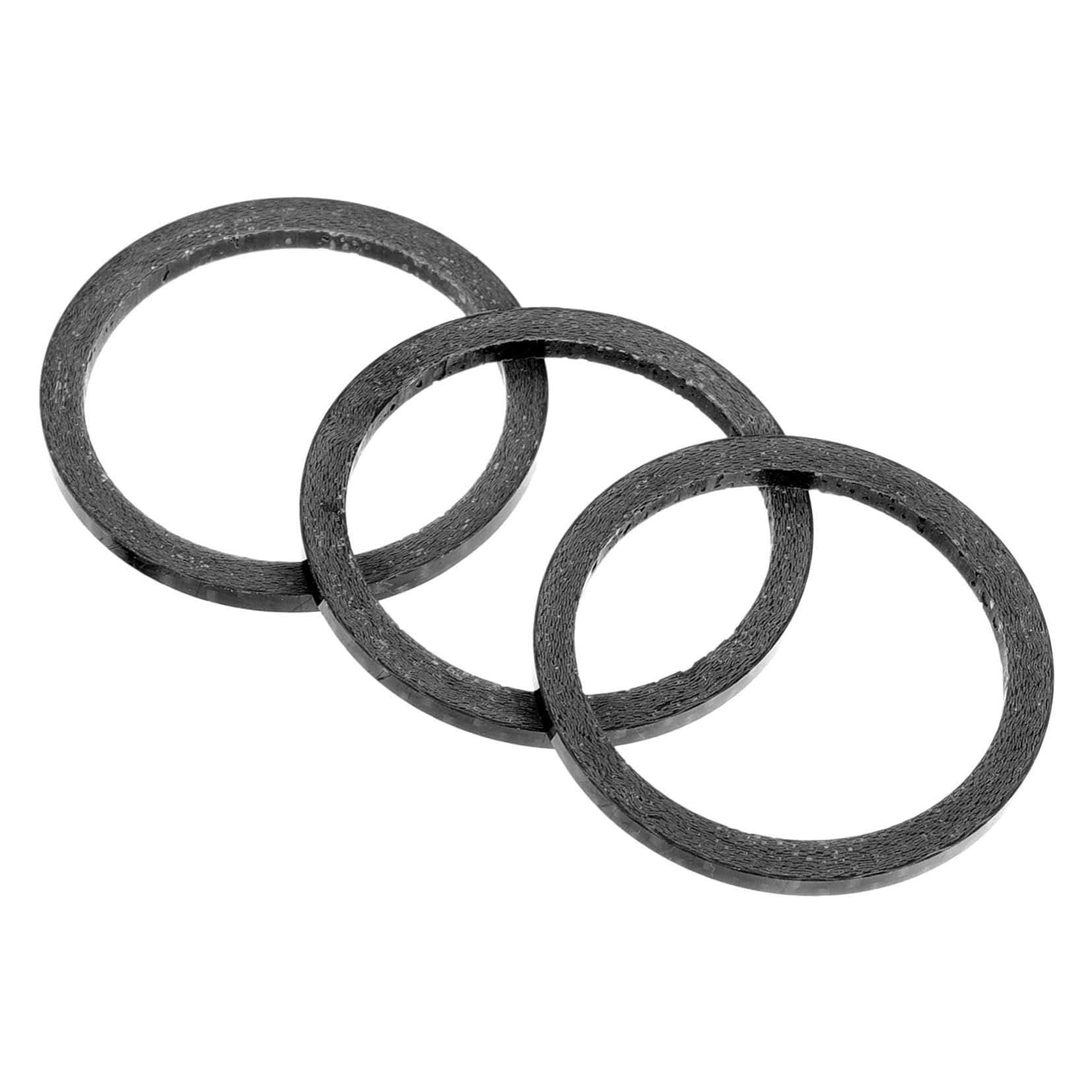 Abaodam Enhance Your Ride 3pcs Carbon Fiber Bike Headset Spacers Versatile Bike Washer Spacer for and Road