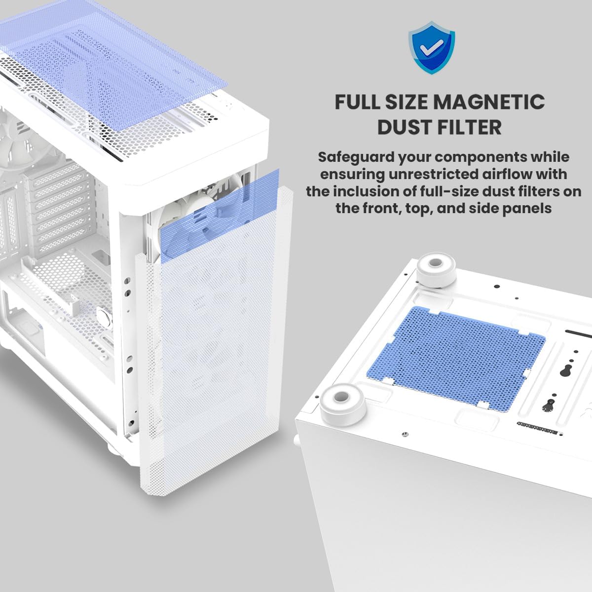 Zalman i4 TG ATX ゲーミングPCケース - 140mm 固定RGBファン4個 プリインストール - 強化