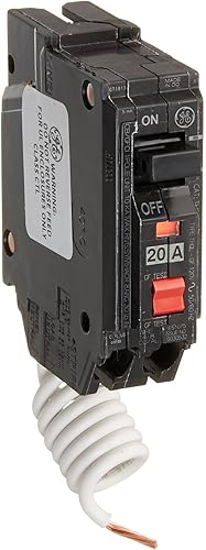 GE Energy Industrial Solutions TV206977 GE 20A SP GFCI Breaker, sin tamaño, sin color