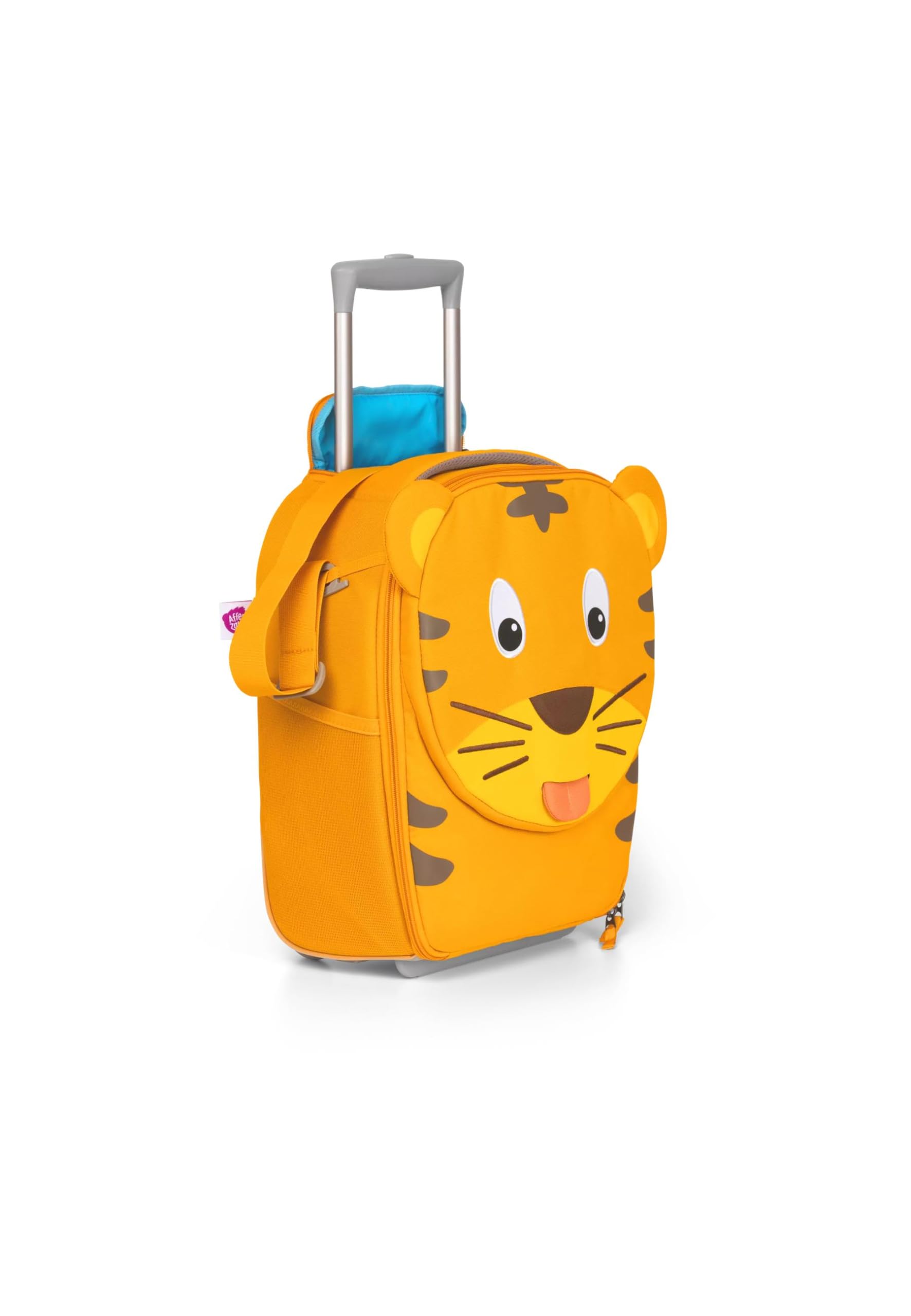 Affenzahn Kinderkoffer fürs Handgepäck, Kindertrolley zum Reisen, Kinderkoffer mit Rollen, 18 L