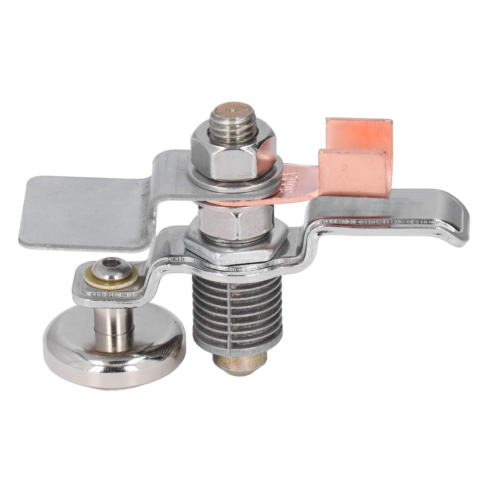 Welding Ground Clamp, Magnetic Ground Clamp, Stable, Good Conductivity, 40kg Pulling Force, Thickened Brass Nose, High Efficiency for Electrical Equipment