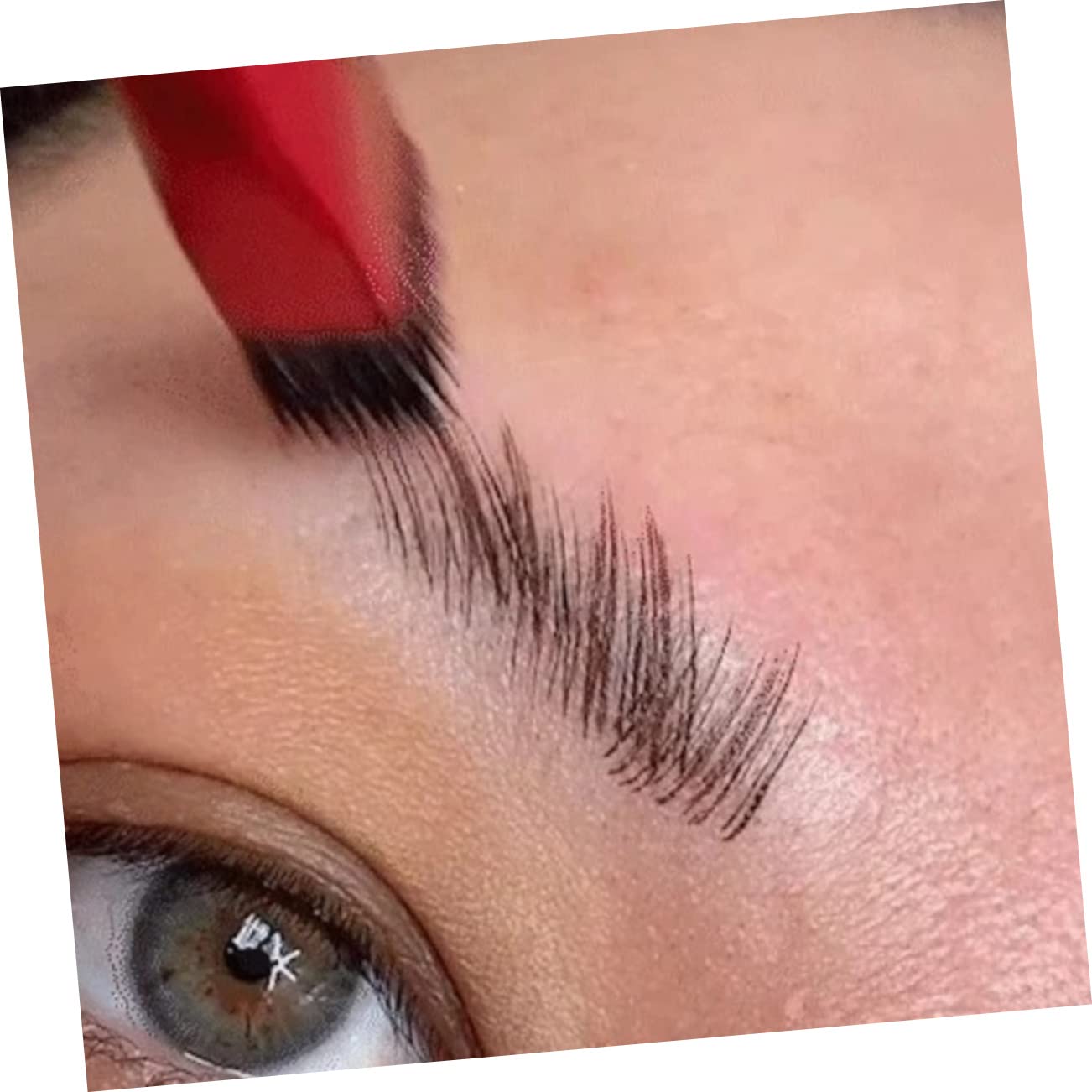 10 Pezzi Pennello Per Sopracciglia Pettine Per Sopracciglia Correttore Per Sopracciglia Sopracciglio Ad Angolo Pennello Per Eyeliner Mancare Trucco Pelliccia Sintetica