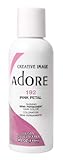 ADORE COSMETICS Semi-Permanent Haircolor #192 Pink Petal 4 Ounce (118ml) (Pack of 6)