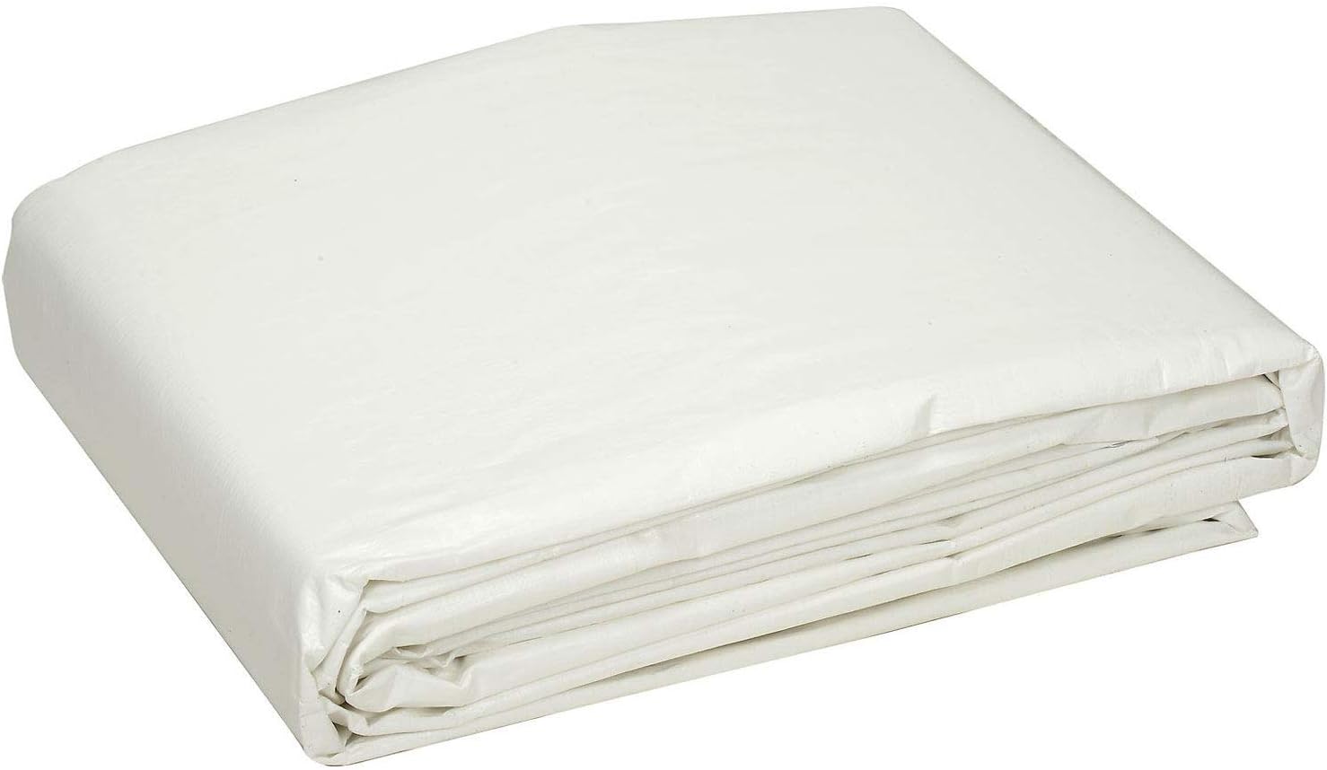 Global Industrial Medium Duty Tarp, 10'W x 20'L, 6 oz., White