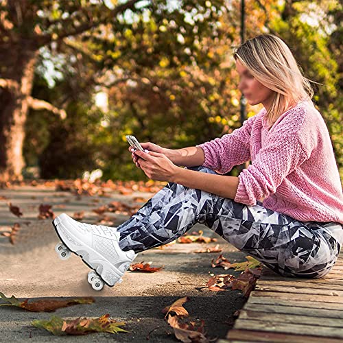 YXRPK 2 in 1 Scarpe Multiuso Deformazione Pattini