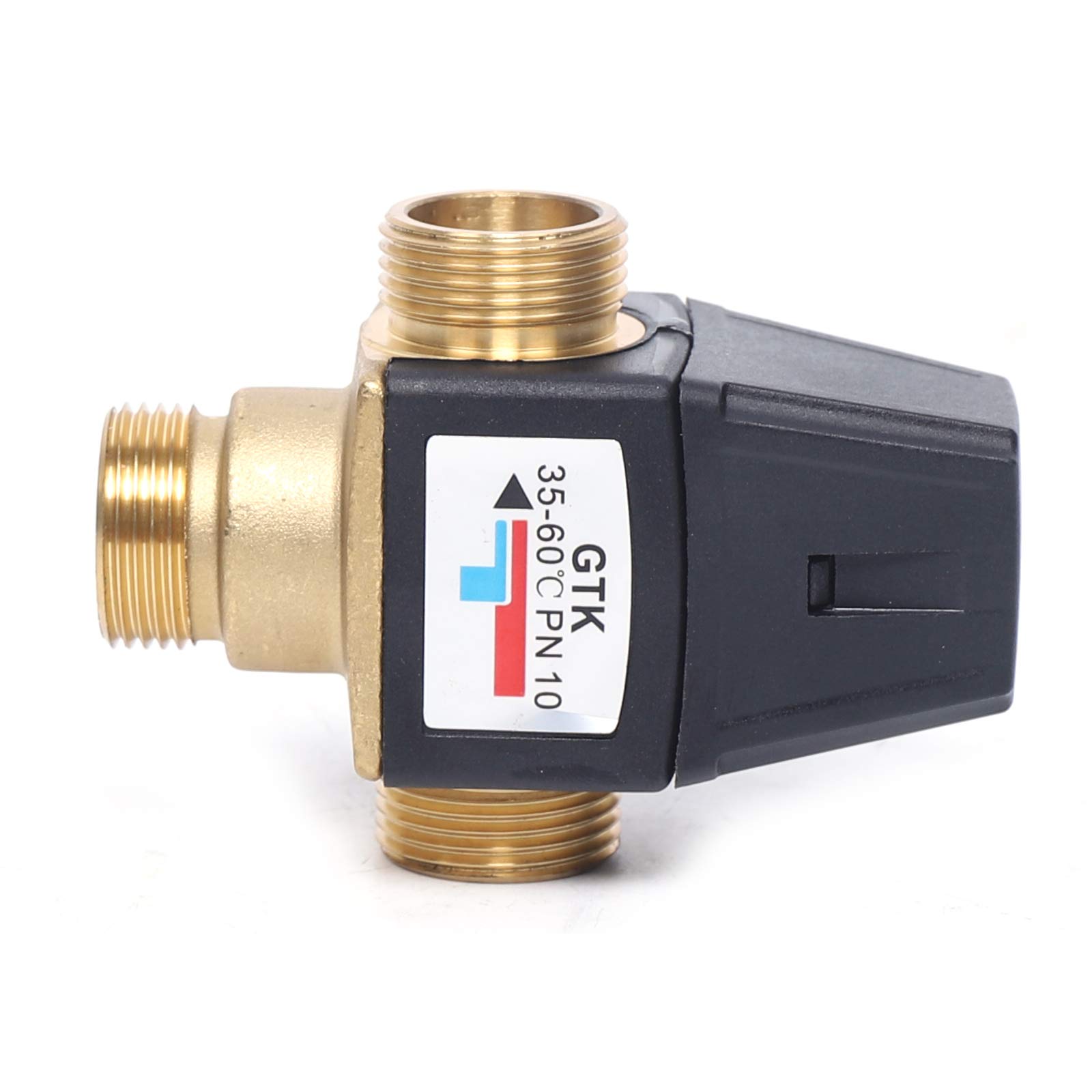 Valvola di miscelazione termostatica a 3 vie 35 ~ 60 ℃, acqua calda/fredda miscelatore valvola anti-scottatura DN20