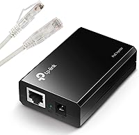 Vista 5 de PHAT SATELLITE INTL, Cable Ethernet CAT 5e de 7 pies y alimentación de red PoE a través del paquete ETHERNET