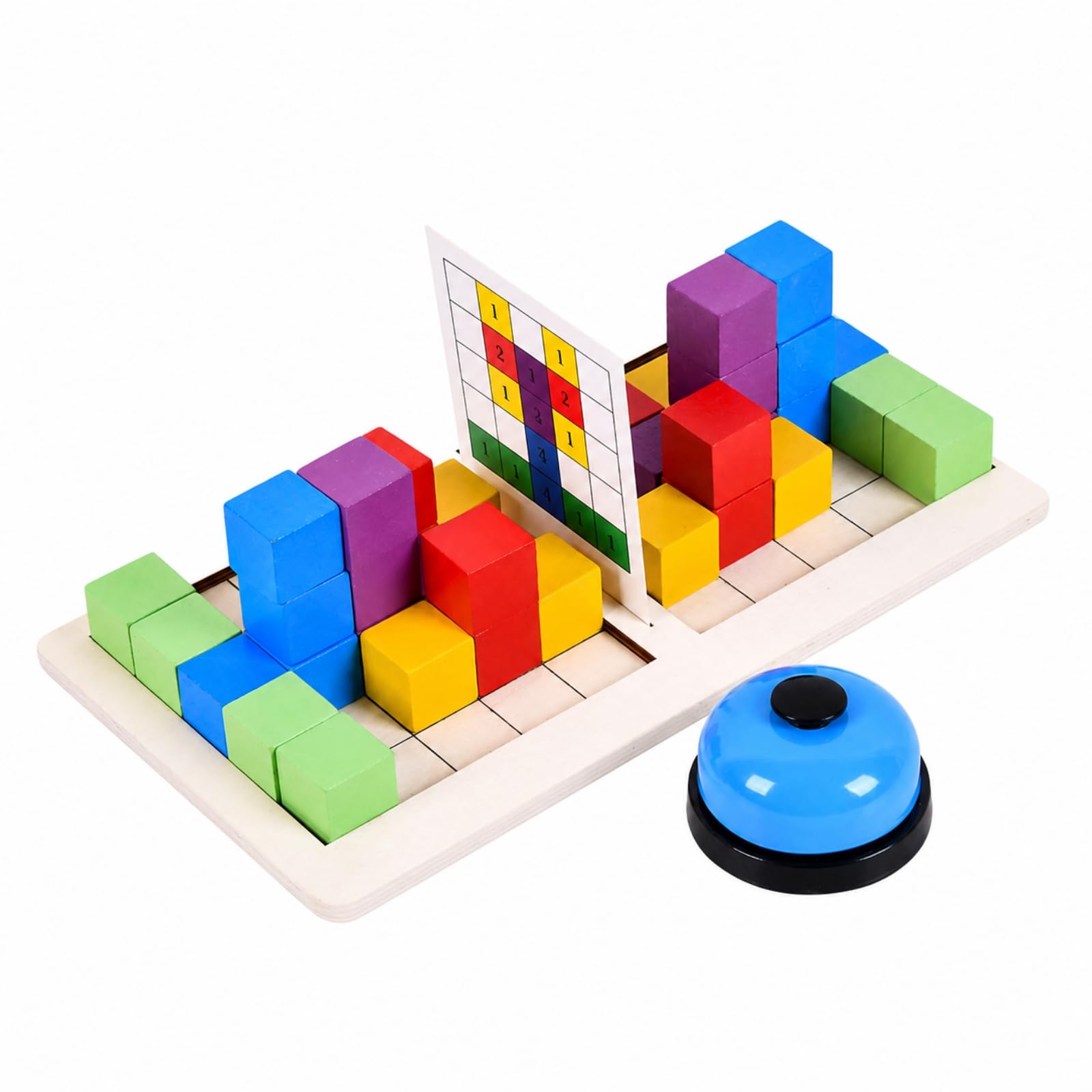Gioco da Tavolo in Legno Multigiocatore |, Rompicapo, per Scuola Infanzia, Bambini