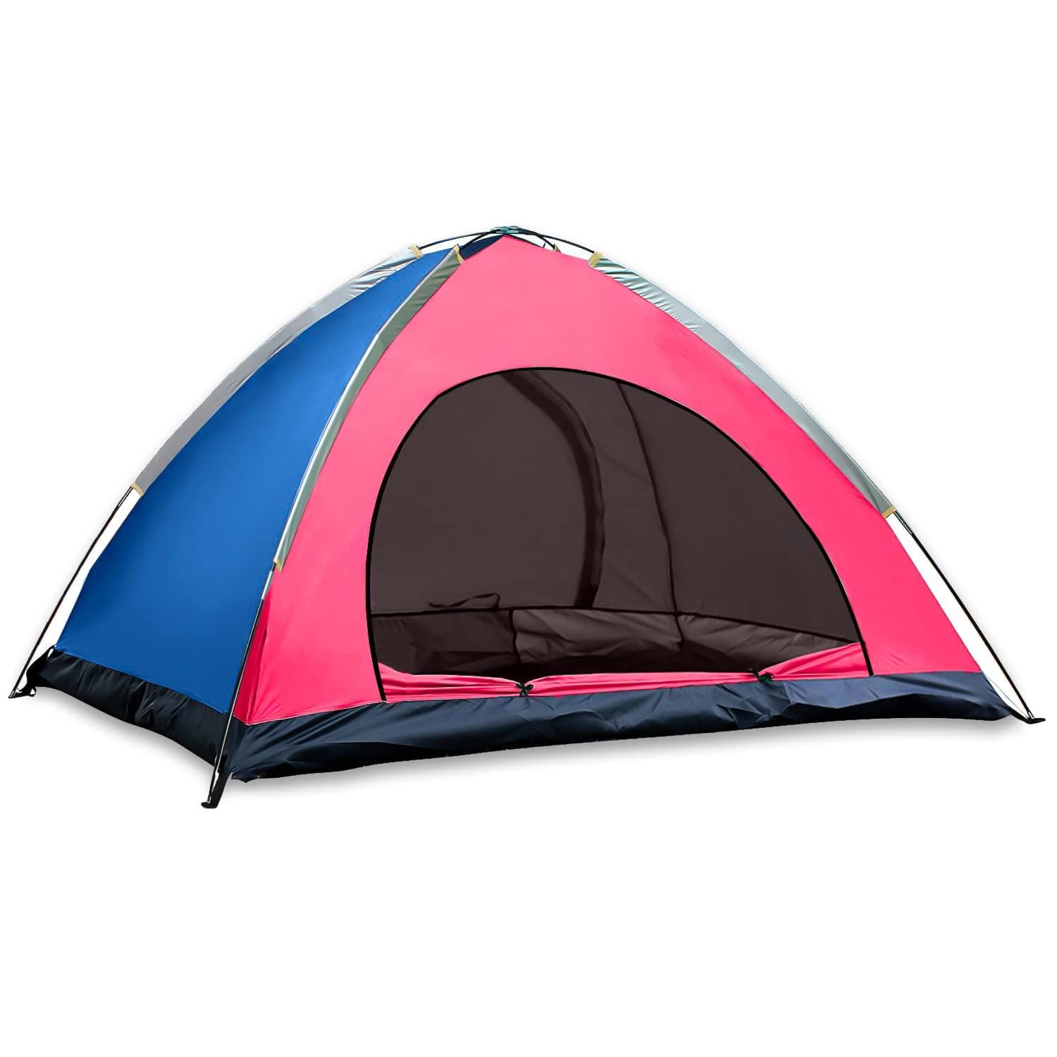 Most Picnic Hiking Camping Portable Dome Tent for 4/6/8 Person Waterproof with Bag (Multicolour) (6 Tent)-image-27