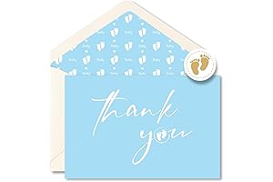 AZAZA Baby Shower Thank You Cards for Unforgettable Memories