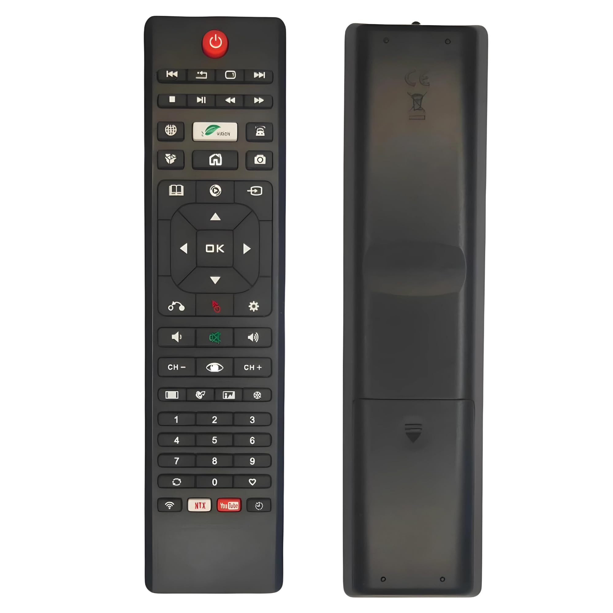 BLUKEY Remote Control for VW VISIO World Smart LCD/LED TV (Match Old Remote Before Ordering) (B0CWFLQ8CQ) Amazon Price History, Amazon Price Tracker