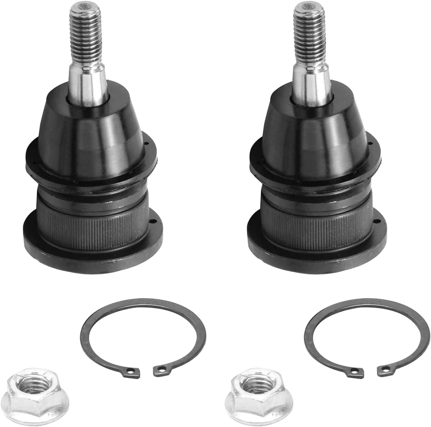 Detroit Axle - Front Tie Rods Ball Joints for Chevy GMC Silverado Sierra Avalanche Suburban 1500 Tahoe Yukon Cadillac Escalade 4 Upper & Lower Ball Joints 4 Inner & Outer Tie Rods Replacement