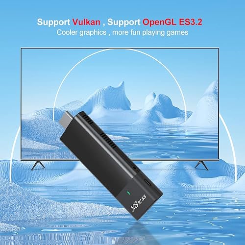Miniatura 6 de mewmewcat TV Stick, TV Stick para Android 10.0 Smart TV Box Streaming Media Player Streaming Stick 4K Soporte HDR con control remoto (1 GB de RAM +