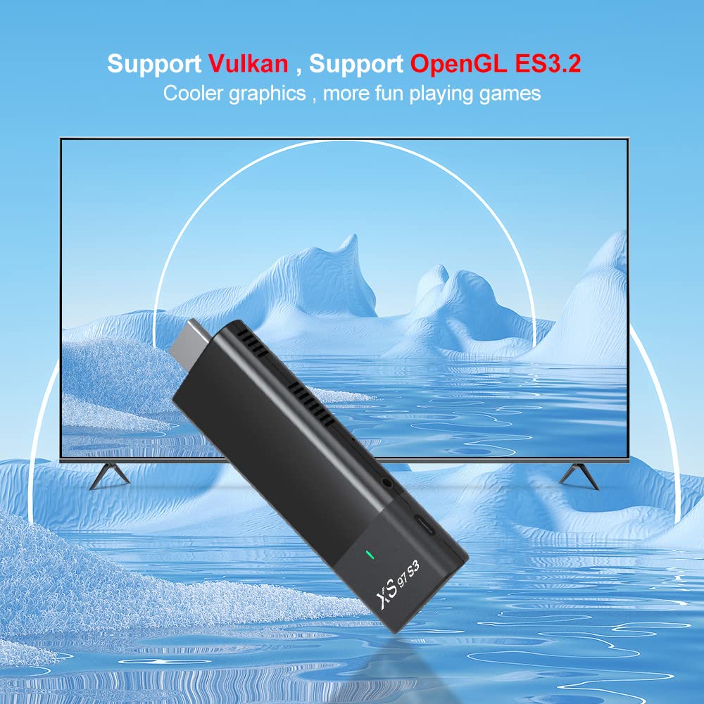 Lecteur multimédia en streaming, TV STI pour Android 10.0 Smart TV Box Streaming Media Player Streaming STI Support 4K HDR avec télécommande (1 Go de RAM + 8 Go de ROM)