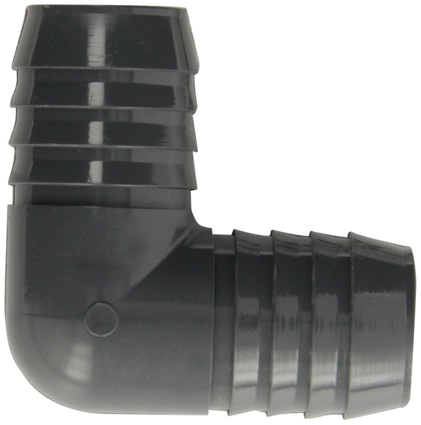 Gray 90 Degree Elbow Spears 1406 Series PVC Tube Fitting 3/4 Barbed