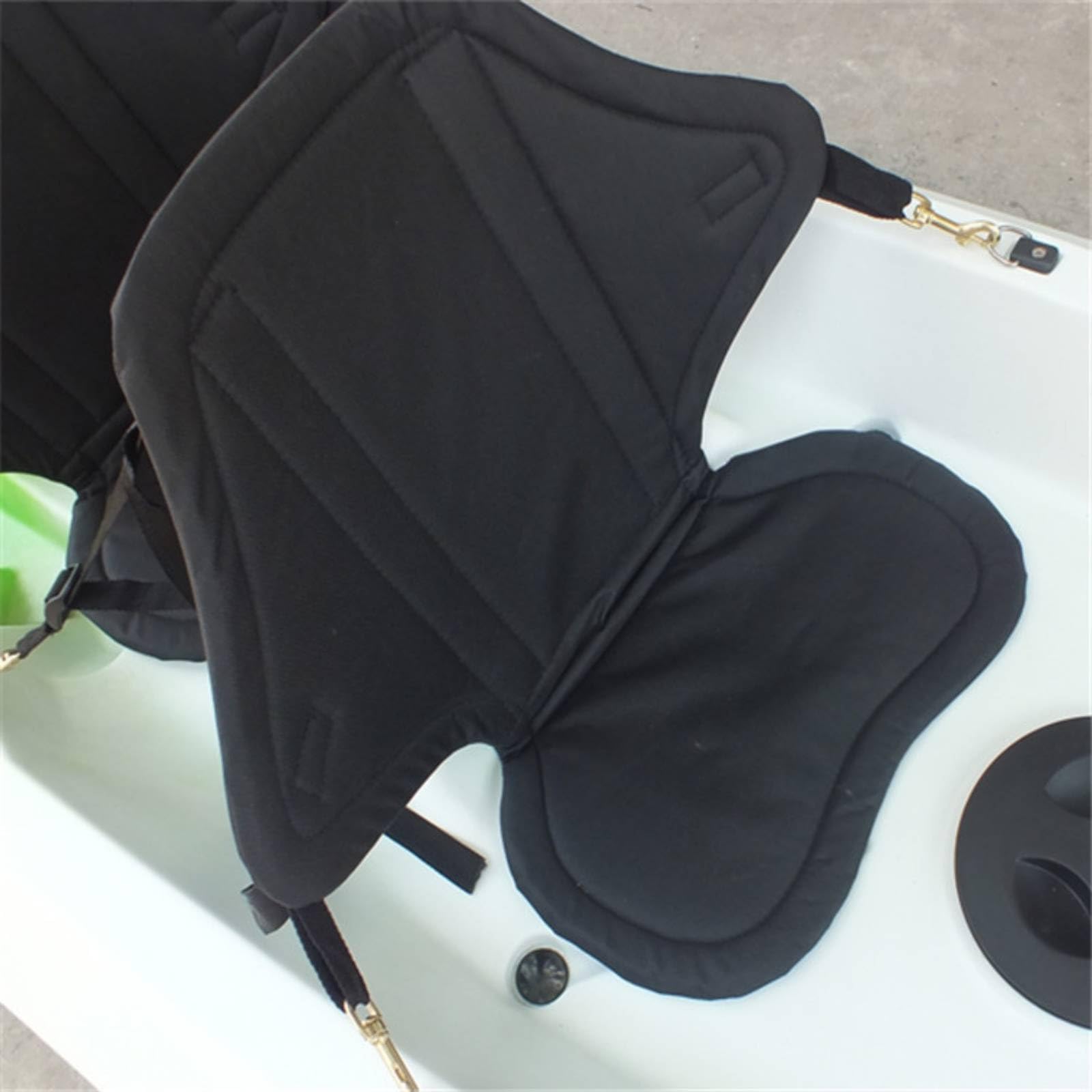 Qianly Asiento de Kayak de Lona Oxford Acolchado Asiento Kayak con Respaldo Resistente Al Agua Equipo Náutico para Surf, Piragüismo