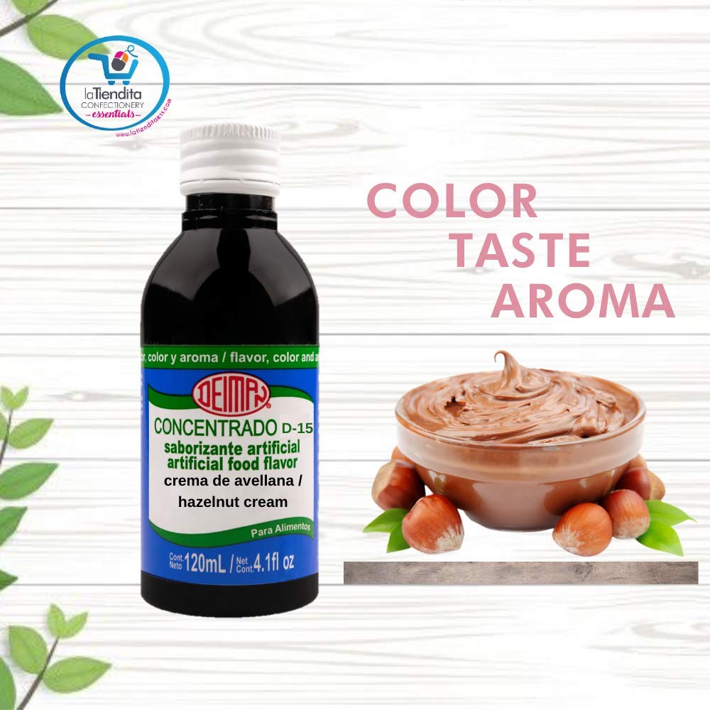Deiman Artificial Food Flavoring Hazelnut Cream Concentrate D-15 4 fl oz — view 2