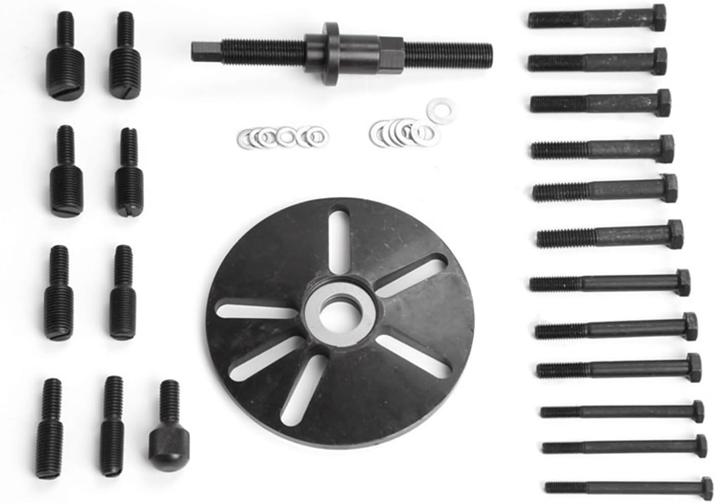 Adjustable Puller Balancer Puller Removal Install Tool Kit Flywheel Crankshaft Pulley Removal Steering Wheel Pulling Set