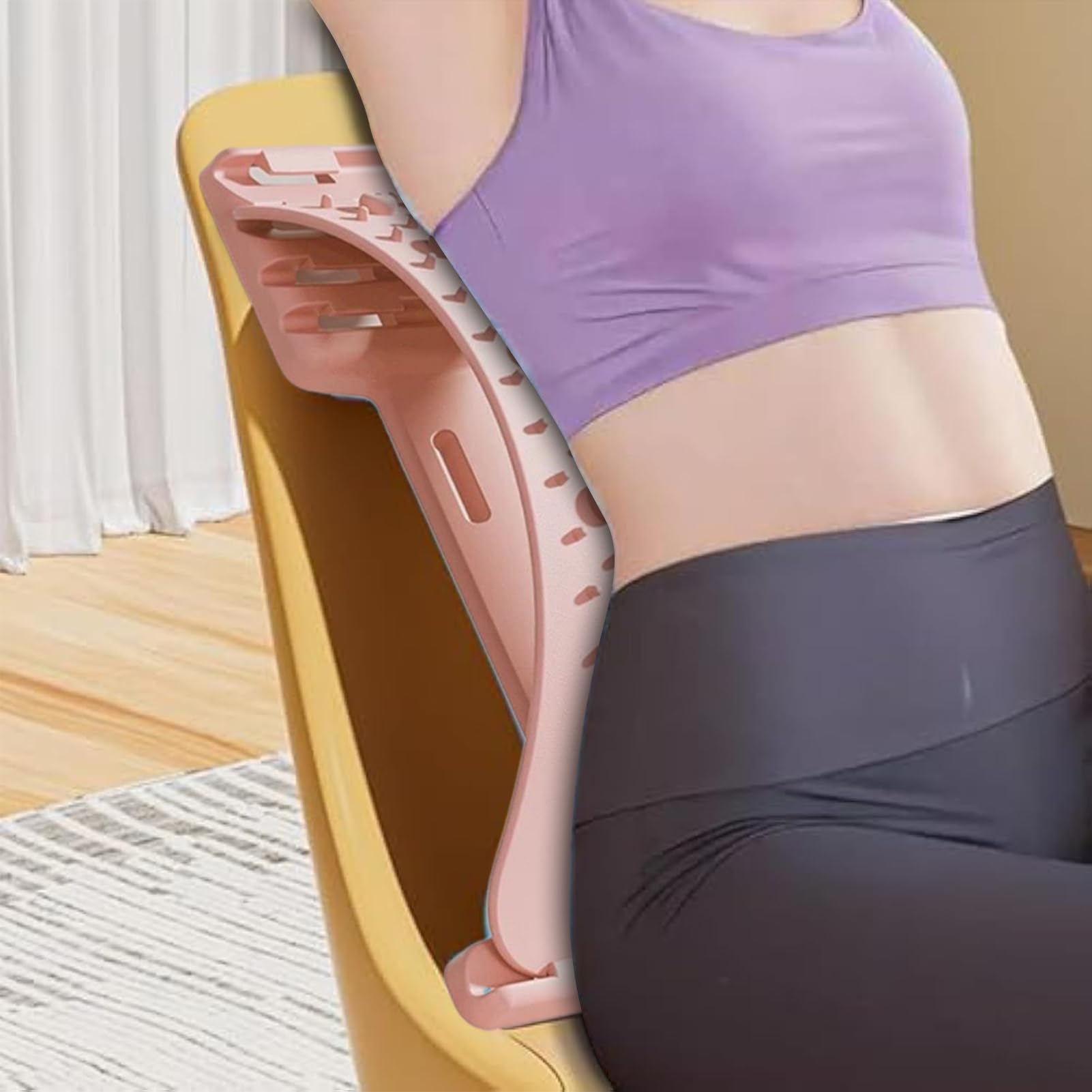 Masseur Lombaire Réglable 4 Niveaux avec Points Magnétiques - Appareil de Massage Dos & Cou