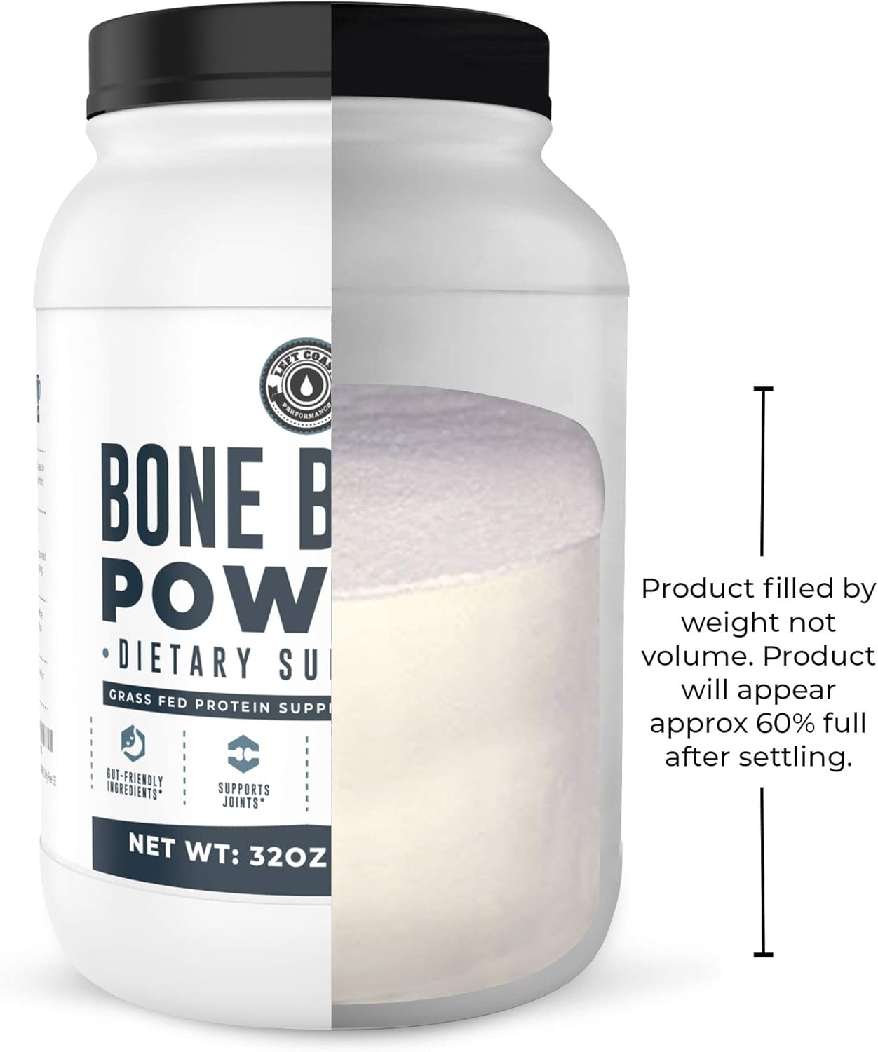Bone Broth Protein Powder – Pure Grass-Fed Beef Bone Broth, Unflavored with Natural Collagen, Glucosamine & Gelatin – Paleo & Keto-Friendly, Non-GMO, Dairy-Free for Gut Health & Joint Support 32oz - Image 6
