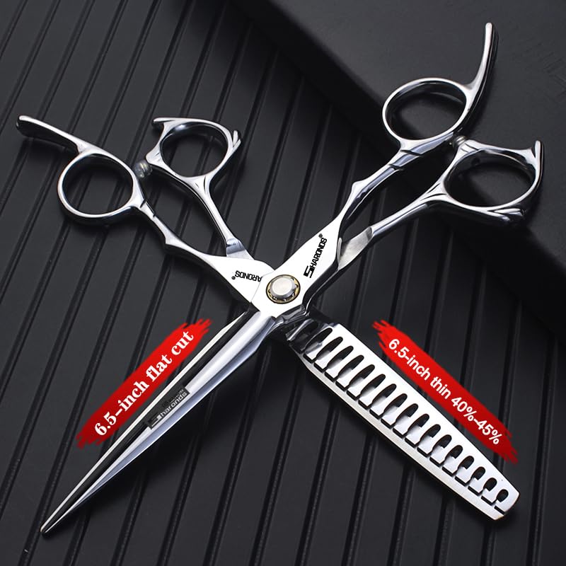 6/6.5 Inch Sharonds Hair Trimmer, Professional Japanese 440C Cutting Scissors, Efficient Scissors, Scissors - Image 3