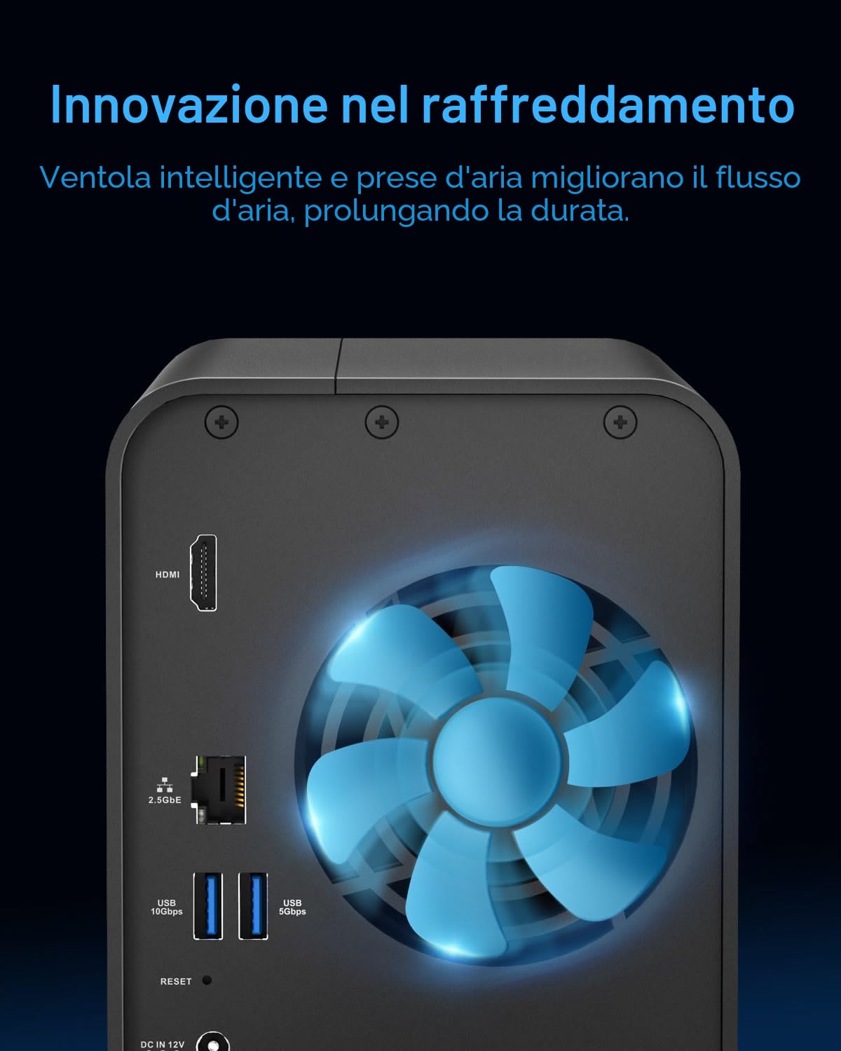 TERRAMASTER F2-425 2-Bay NAS Storage -Intel x86 Quad-Core CPU, 4GB RAM, 2.5GbE LAN, Network Attached Storage Multimedia Server per Utenti Domestici (Diskless)