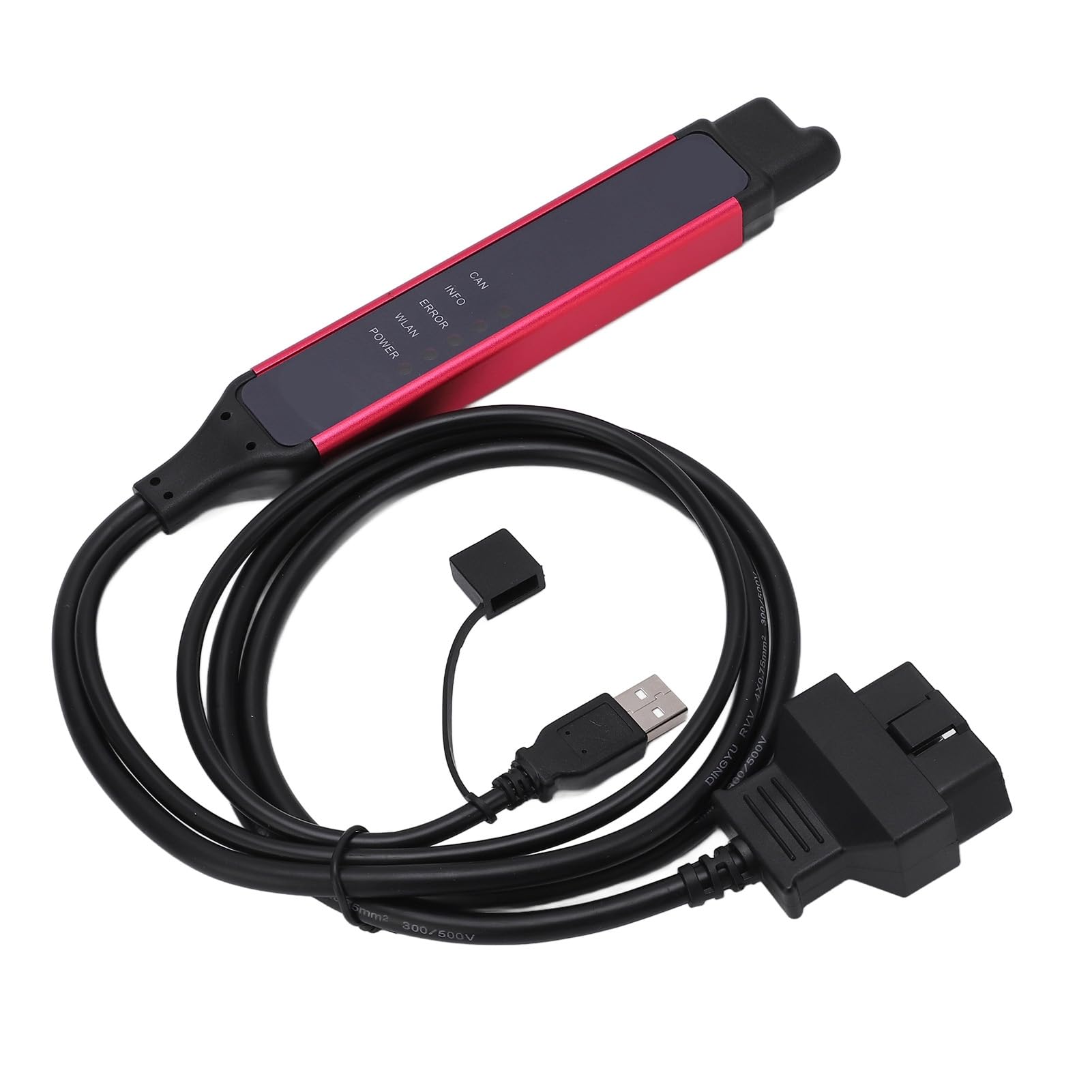 Generic Lector de Códigos Inalámbrico VCI 3, Herramienta de Diagnóstico Rápido para Camiones, Herramienta Compacta de Escaneo de Fallas del Motor para Vehículos Pesados, Carcasa de Aluminio,