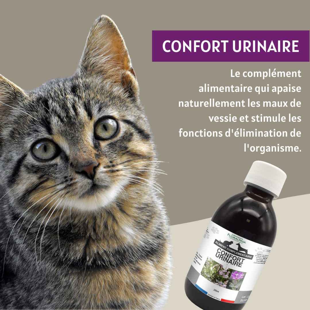 Laboratoire Floralpina Floralpina Confort urinaire 200ml - soulager et prévenir Les inflammations et infections urinaires pour Chien et Chat