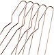 DARUITE Kleiderbügel Metall, 20 Stück Clothes Hanger,Kleiderbügel Rosegold,Klassische Kleiderbügel Edelstahl,Stabil rutschfest Coat Hanger für Anzug,T-Shirt,Jacke,Hosen und Hemden(42 cm)