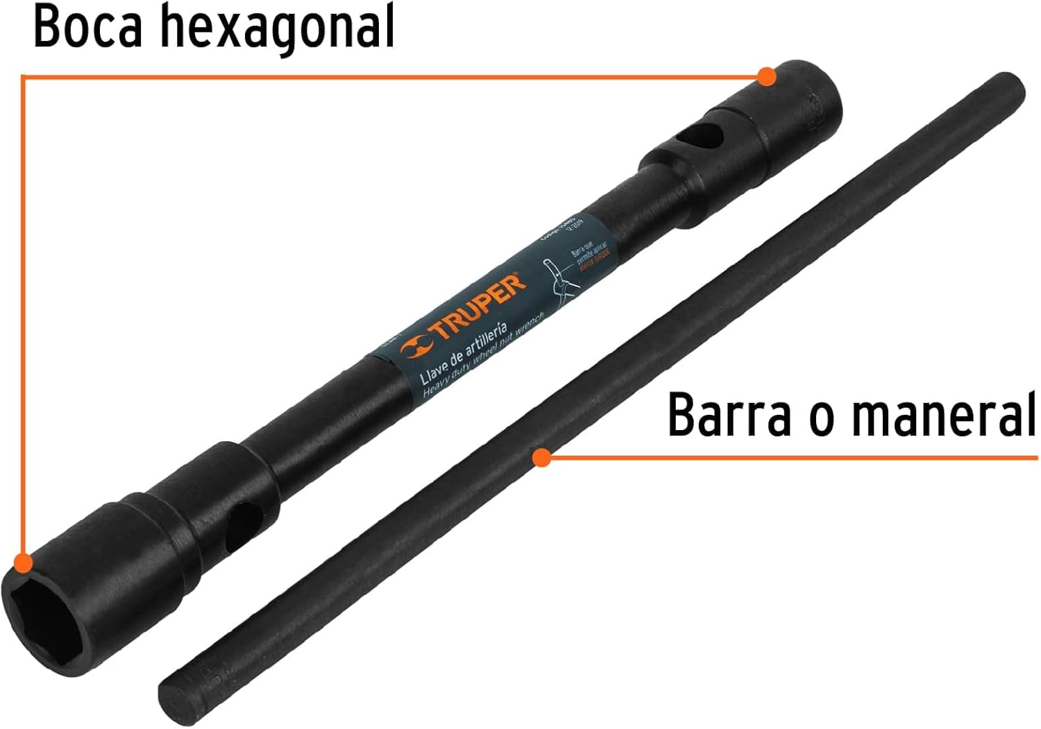 Truper Combination wrench, 5/8 x 190 mm, Pretul