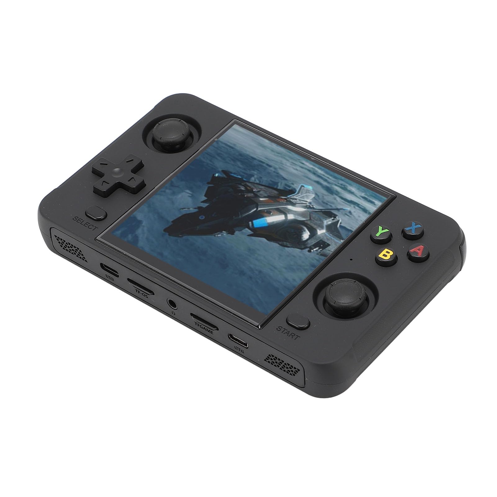 Tbest Console di Gioco retrò Portatile Console per Videogiochi Portatile con Schermo da 4 Pollici con Piccole Schede di Memoria per Bambini di Gioco 128G RK3566 Bit ARM 64 per Palmare da 0,8 GHz (#2)