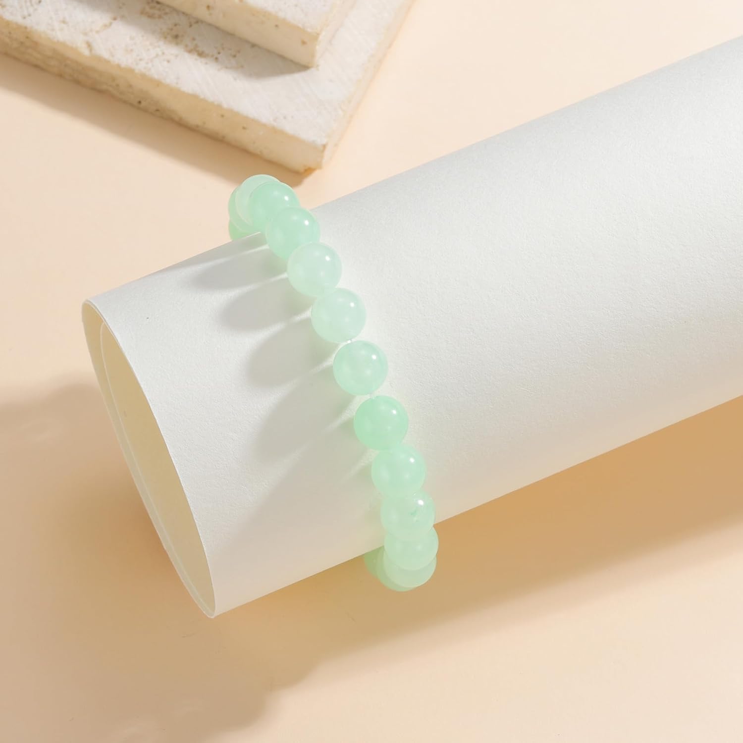 Womens Crystal Beaded Bracelets for Women Men Protective Energy Bracelet Natural Gemstone Bead Bracelet - Image 7