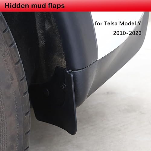 Miniatura 3 de YHCDSEA Protectores contra salpicaduras para Tesla Modelo Y 2023 2022 2021 2020 Guardabarros delanterotrasero, sin necesidad de taladrar agujeros