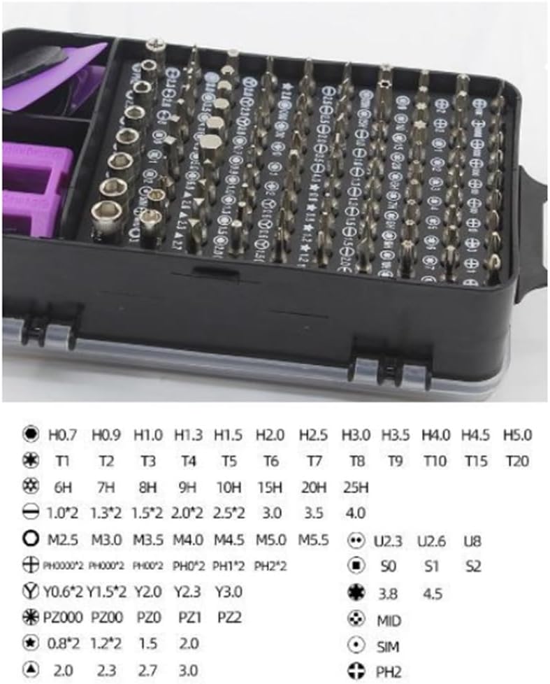 115 In 1 Screwdriver Hardware Tool Multifunctional Combination Mobile Phone And Computer Repair Kit