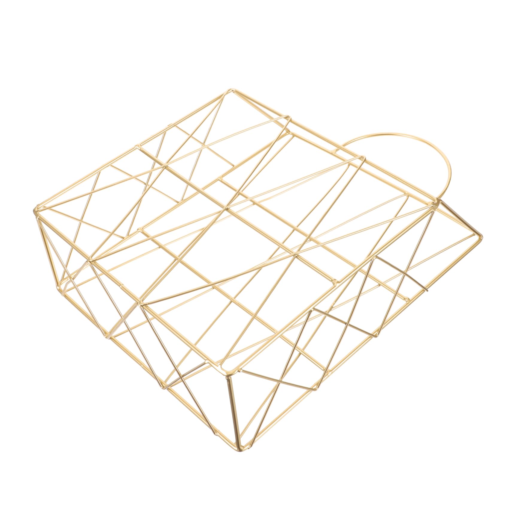 ABOOFAN Creative Wall Shelf Decorative Iron Hanging Rack for Home Office Store Stylish Storage for Books Sundries More Finish Design