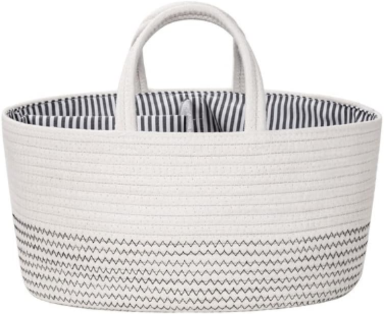 Nursery Storage Basket Waterproof Tote Bag Storage Box Storage Basket, Outing Storage Basket