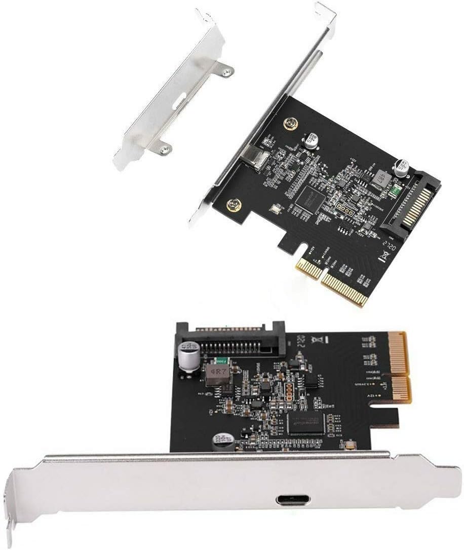 PCI-Express GenIII (Gen3.0) x4 to USB 3.2 Gen2 x2 Type-C 20Gbps Controller Card