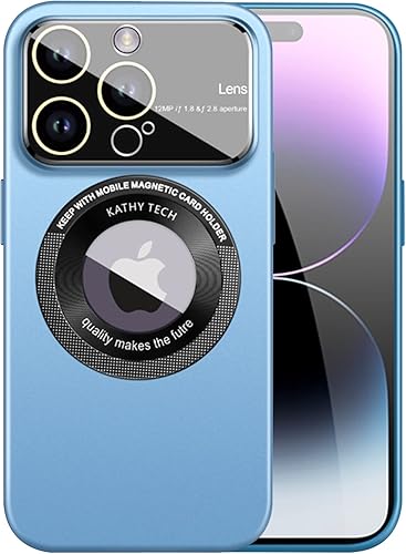 COOWEEK Funda magnética para iPhone 13 Pro Max, protección completa de la cámara, compatible con MagSafe (6.7 pulgadas), azul cielo