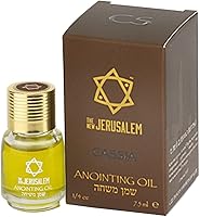 Vista 59 de Aceite de unción bendita 'Prince of Peace', hecho a mano en Jerusalén con aceite de oliva virgen extra y aceite esencial de mirra, ingredientes