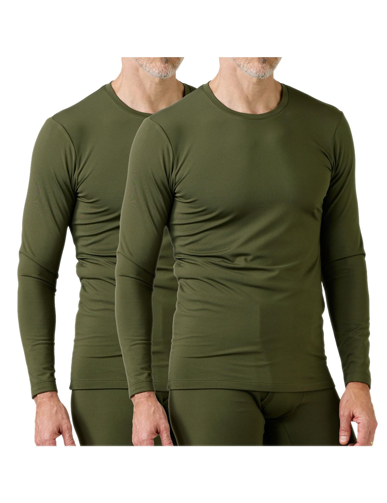 LAPASA Pacco da 2 o 1 Maglia Termica Peso Uomo Maniche Lunghe Canottiera Strato Base - Invernale Sport Allaperto Escursionismo Sci Snowboard M09/M26/M55